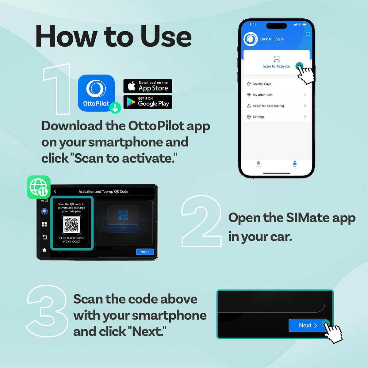 Ottocast CloudSIM - 10GB/30GB/60GB/120GB
