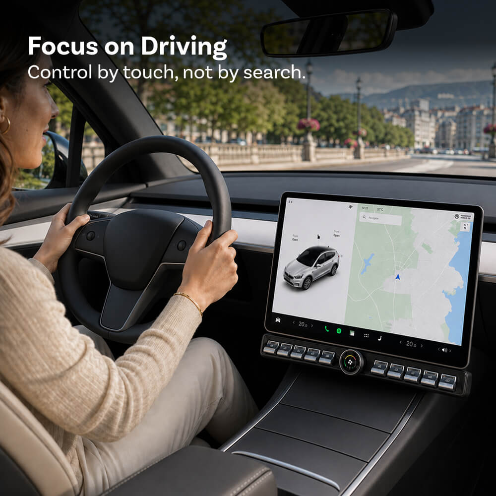 Painéal Rialaithe Fisiciúil Saincheaptha do Tesla Model 3/Y