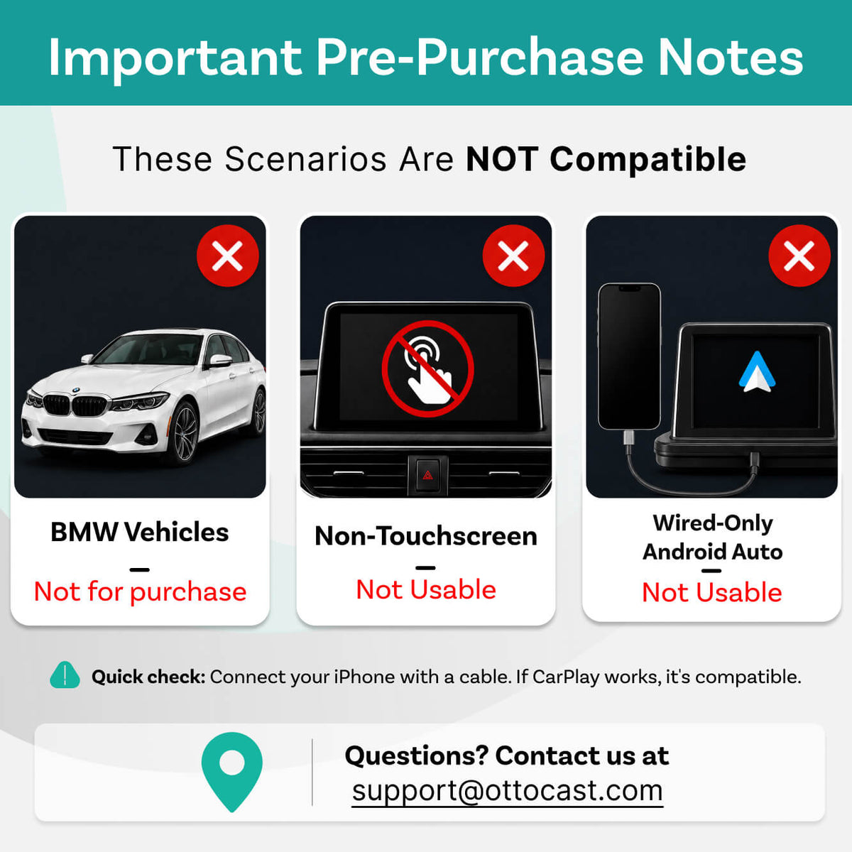(Brug kode for 20% rabat: L20) Cabin Care trådløs CarPlay adapter