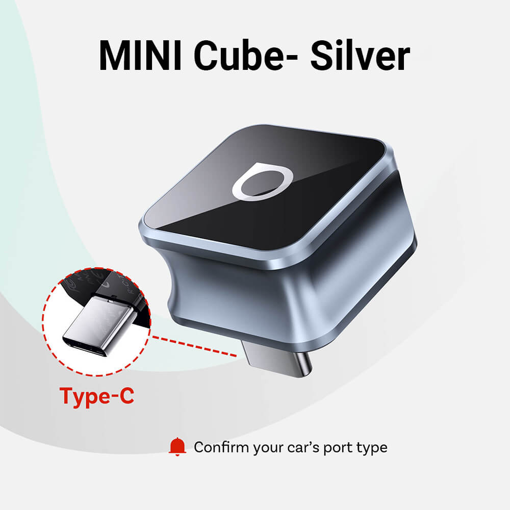 Ottocast Mini Cube 3.0 bezprzewodowy adapter CarPlay/Android Auto