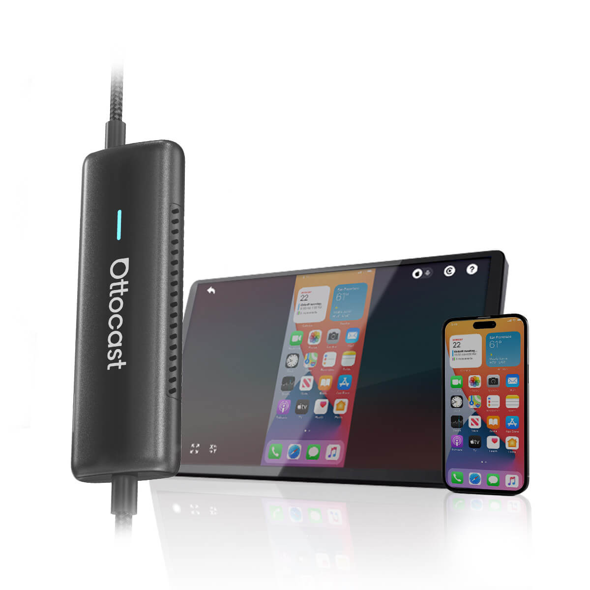 ( EXCLUSIVE PRICE--CODE:L10 )Mirror Touch Wireless CarPlay Adapter