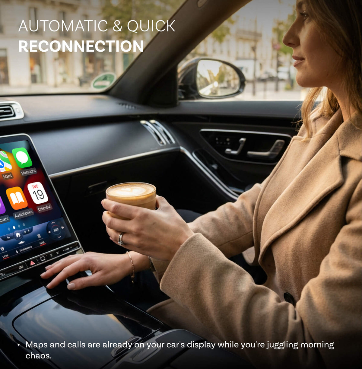 Ottocast Mini Pico Wireless CarPlay/Android Auto Adapter
