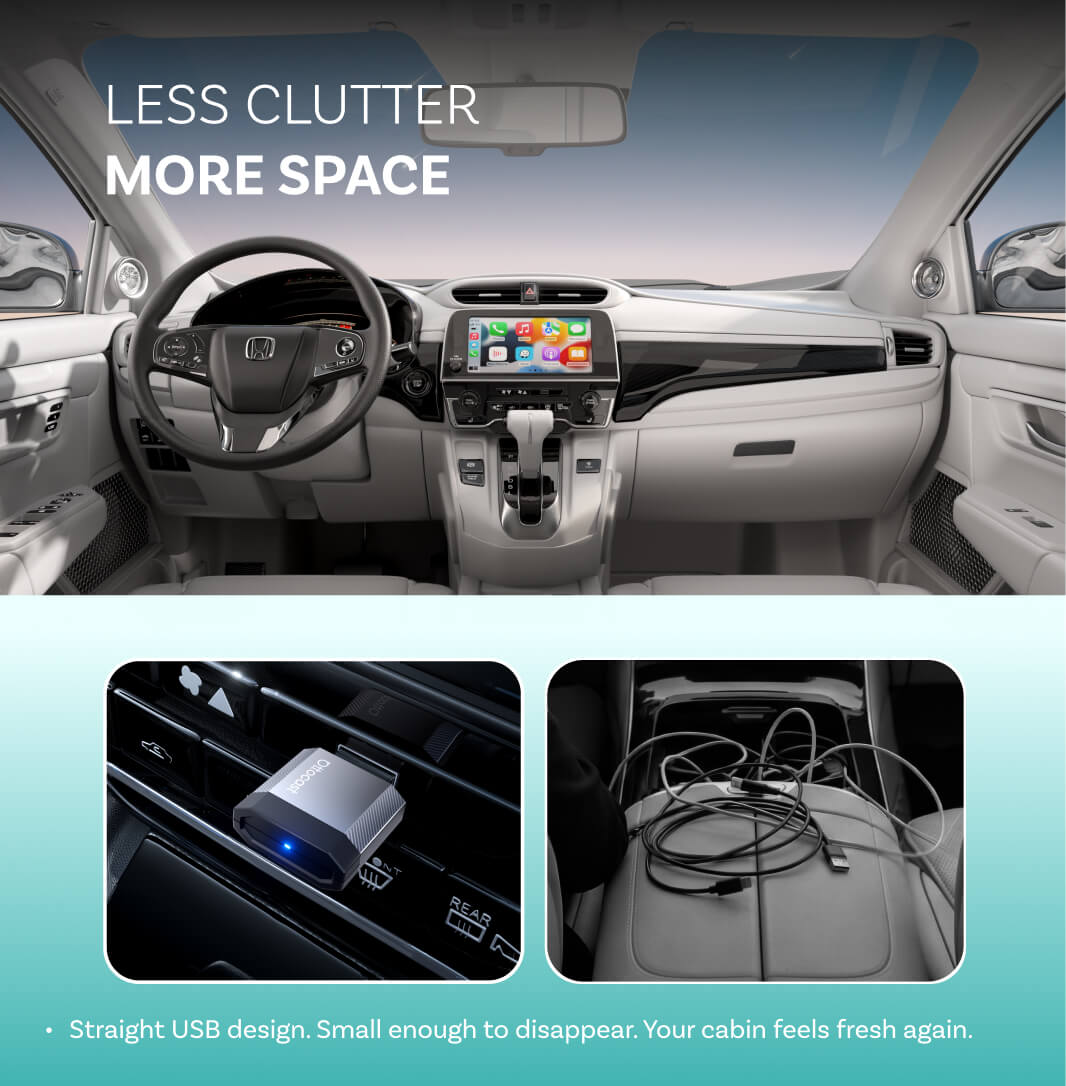 Adaptador inalámbrico Ottocast Mini NOVA CarPlay/Android Auto