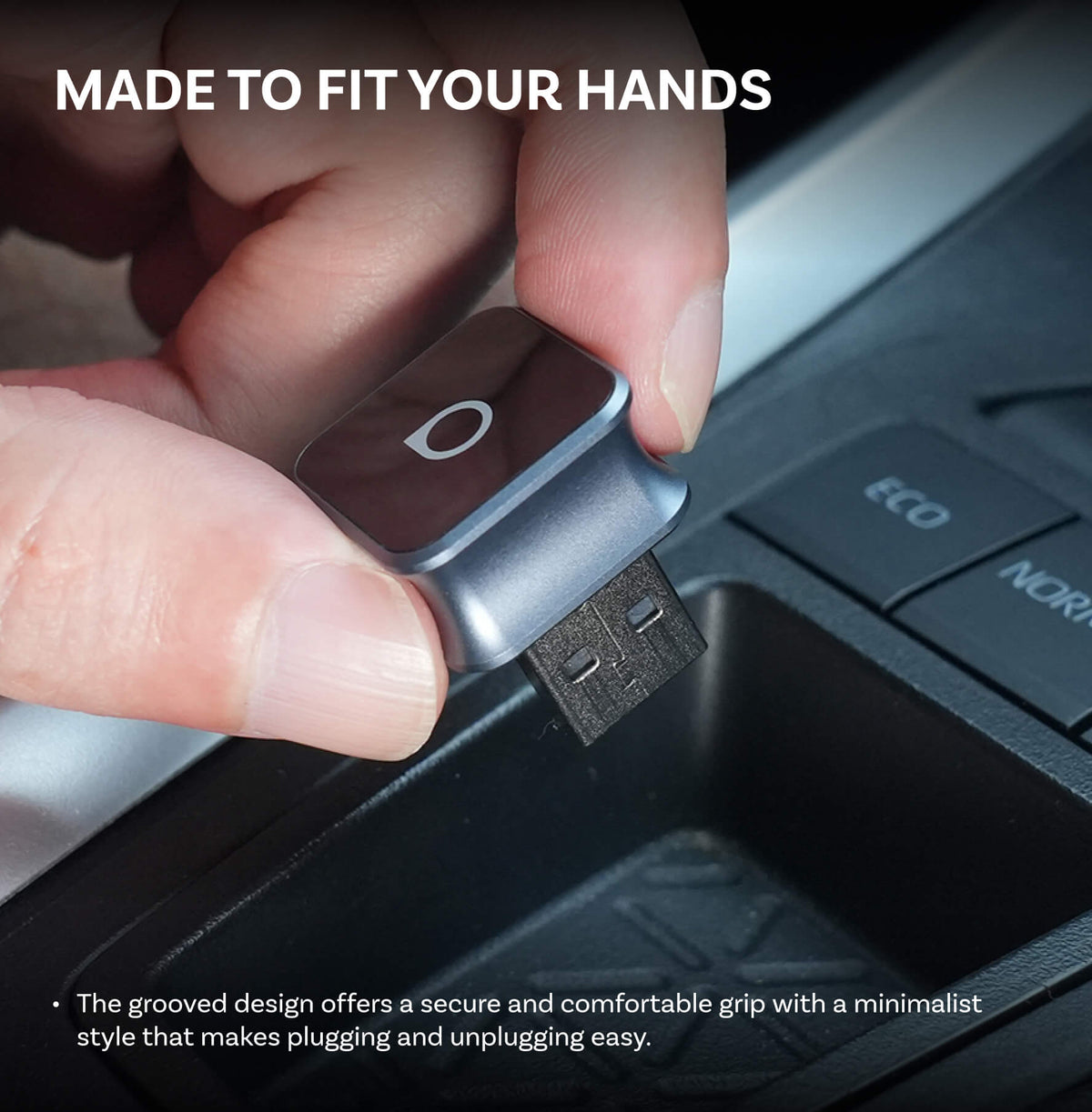 Ottocast Mini Cube 3.0 trådløs CarPlay/Android Auto adapter