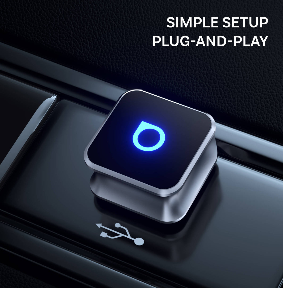Ottocast Mini Cube 3.0 bezprzewodowy adapter CarPlay/Android Auto