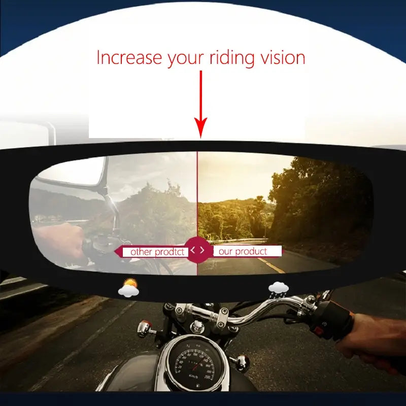Película impermeable para lente de casco de motocicleta