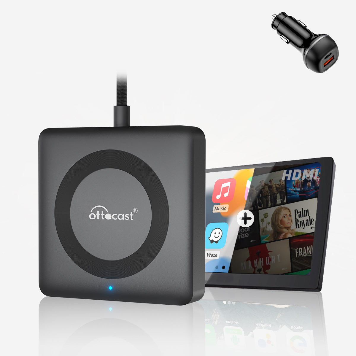 Car TV Mate Pro - HDMI™ Multimedia & Kabelloser CarPlay Adapter