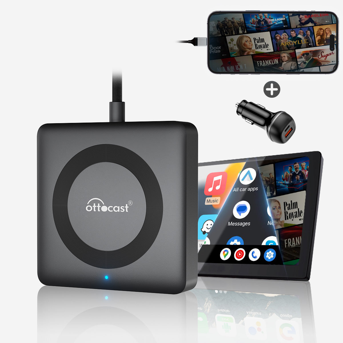 Car TV Mate Pro - HDMI™ Multimedia & Kabelloser CarPlay Adapter