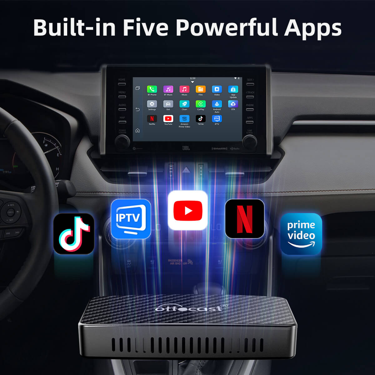 (STOCK LIMITADO) Adaptador todo en uno Play2Video Pro Wireless CarPlay/Android Auto
