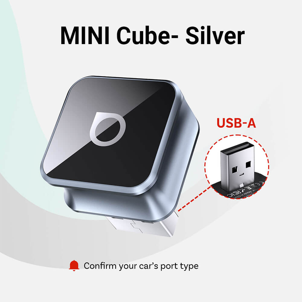 Ottocast Mini Cube 3.0 bezprzewodowy adapter CarPlay/Android Auto