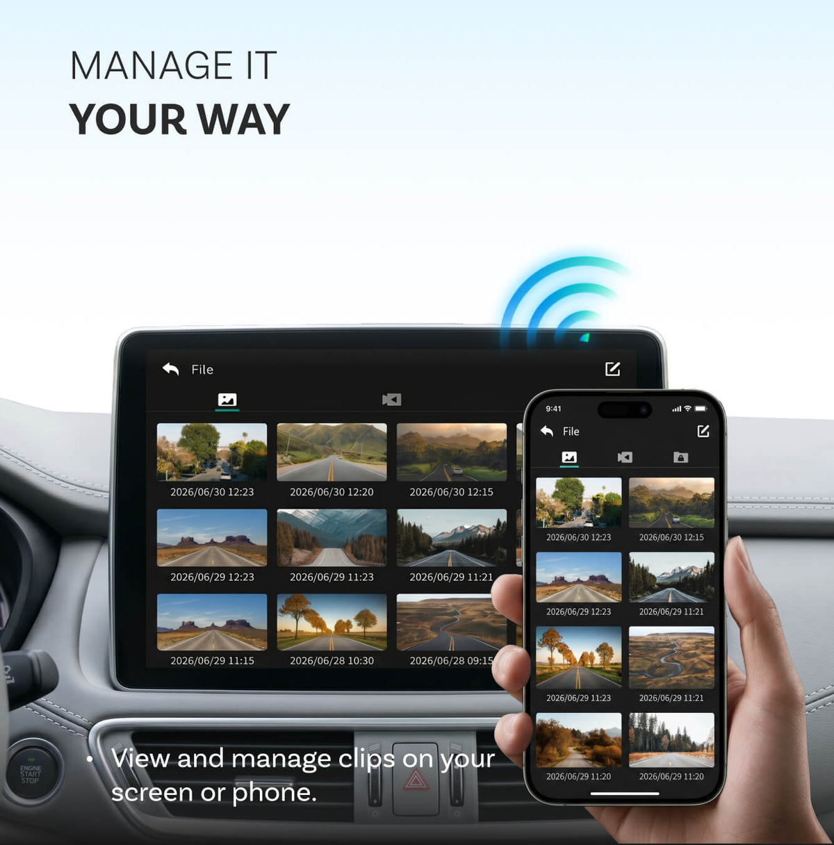 OttoSafe Cam cámara para coche 2 en 1 y adaptador inalámbrico CarPlay