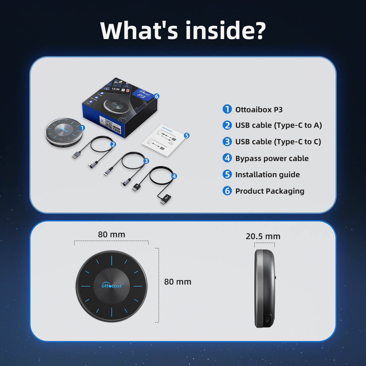 (Twitter specialerbjudande) OttoAibox P3 CarPlay AI-box