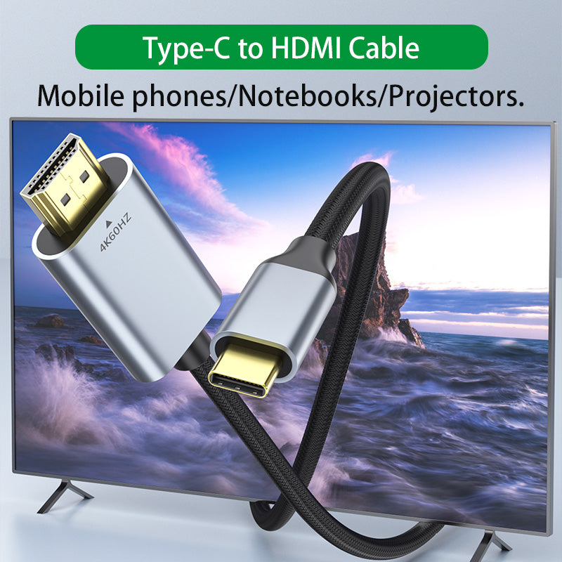 Cable Tipo-C a HDMI™ para iPhone 15 Series, etc.