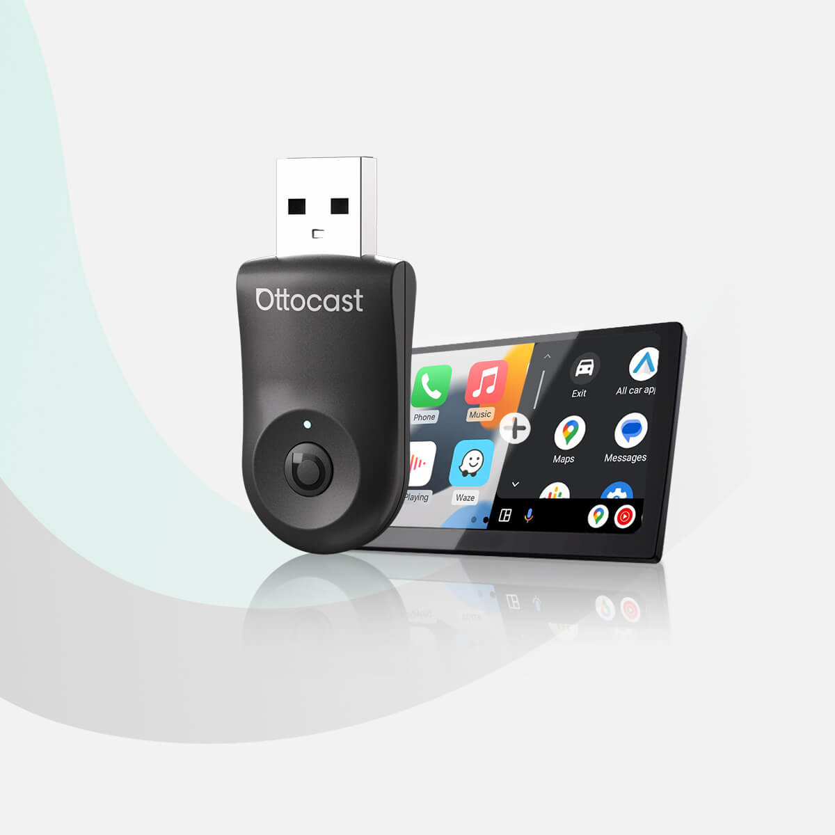 Mini bezprzewodowy adapter CarPlay/Android Auto