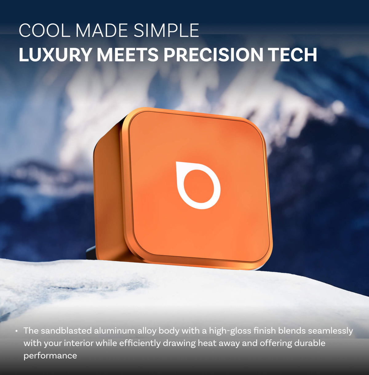 Ottocast Mini Cube 3.0 Adapter - Cosmic Orange